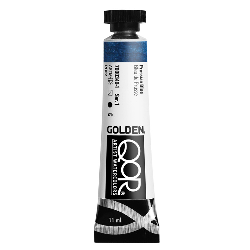 Bleu de PrusseAquarelle Tube 11ml QoR