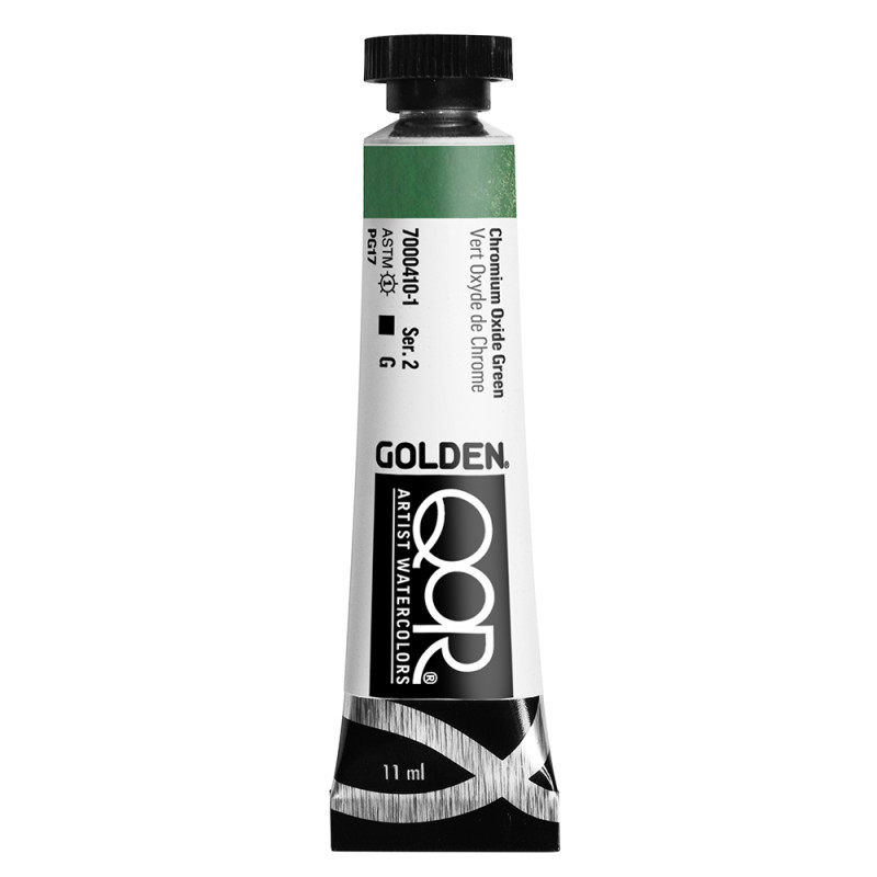 Vert oxyde de chromeAquarelle Tube 11ml QoR
