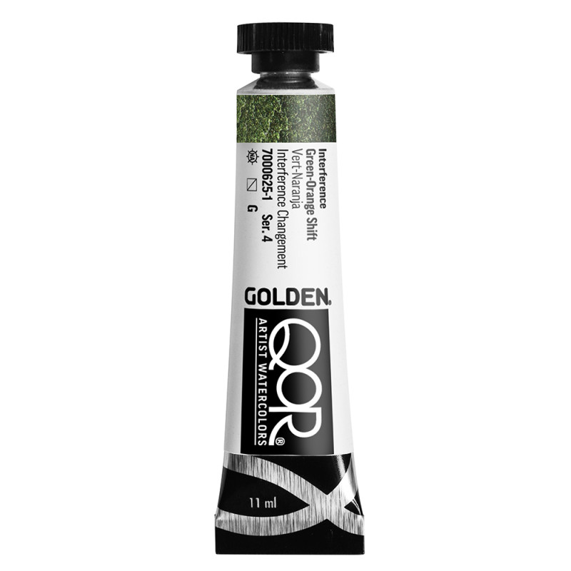 Vert naranja interférence- aquarelle Artist Tube 11ml QoR