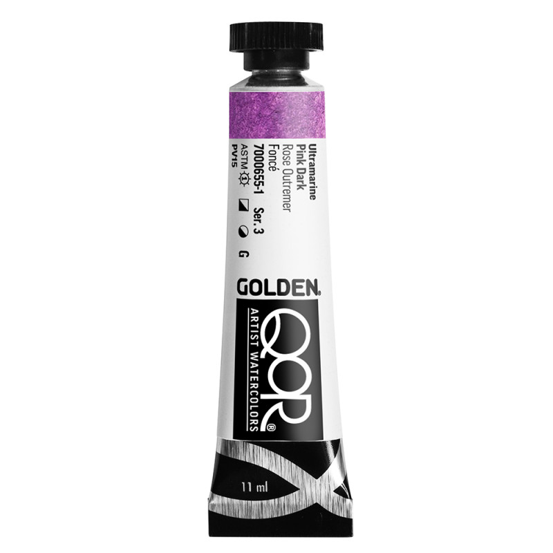 Outremer rose foncée- aquarelle Artist Tube 11ml QoR
