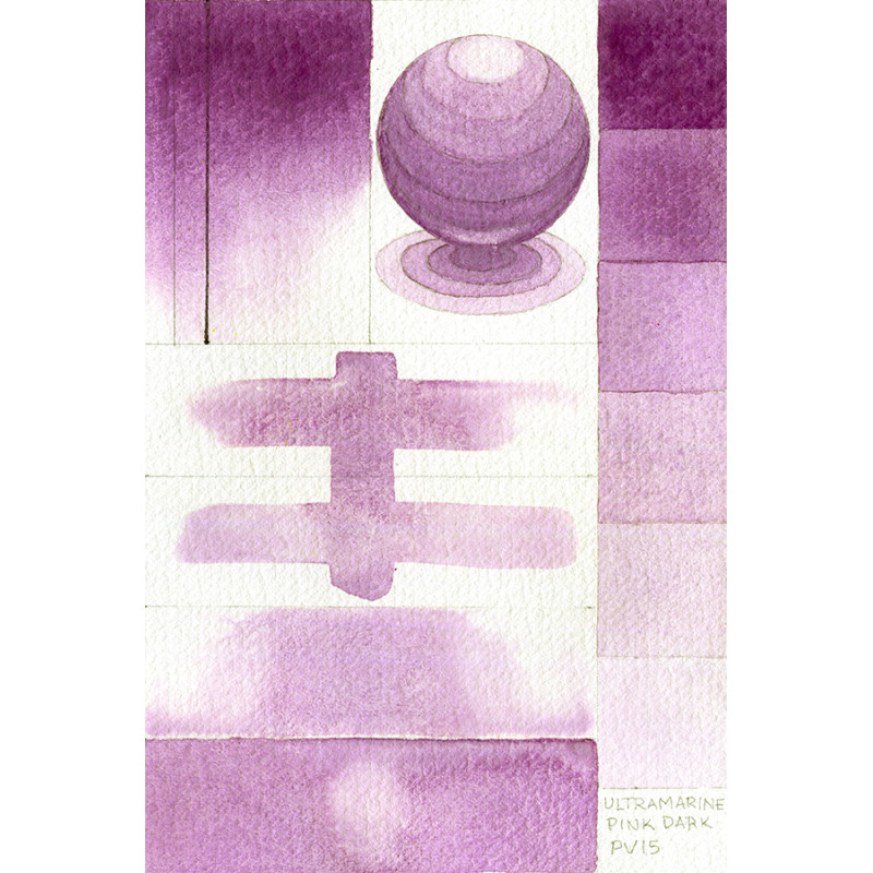 Outremer rose foncée- aquarelle Artist Tube 11ml QoR
