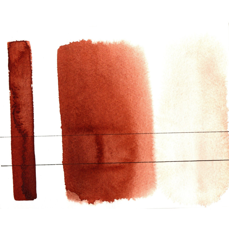 Terre de Sienne brûlée de Blue Ridge - Aquarelle Aquarius Aquarius ½ godet Roman Szmal