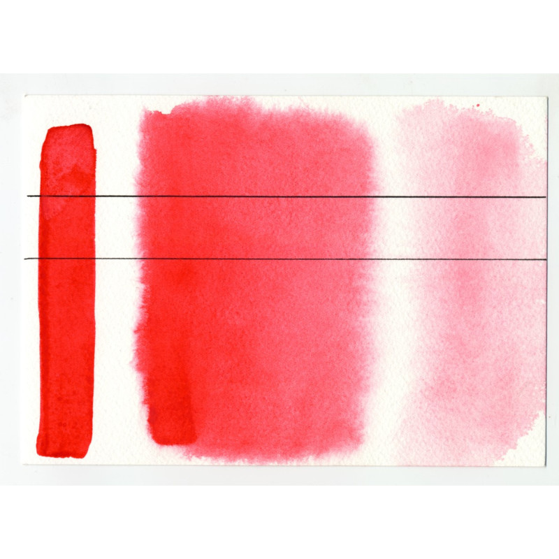 Rouge Cerise Quinacridone - Aquarelle Aquarius Aquarius ½ godet Roman Szmal
