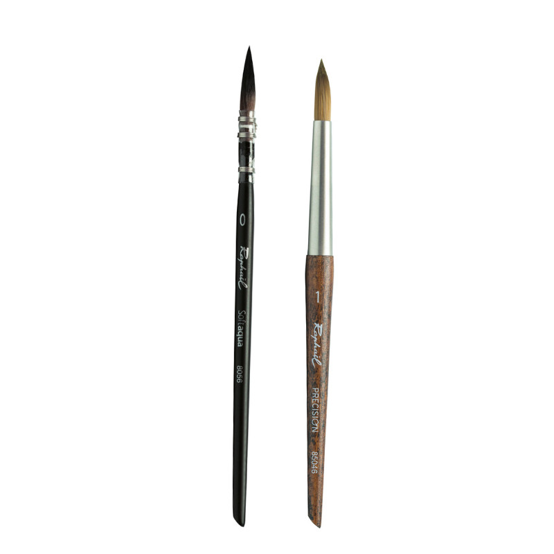 Set de voyage les essentiels 2 mini pinceaux aquarelle Raphaël
