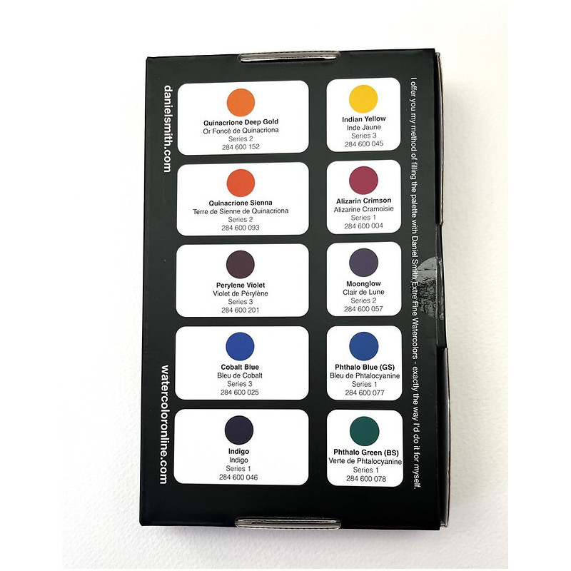 Coffret aquarelle vide de 10 couleurs Plein Air en bambou Michael Solovyev