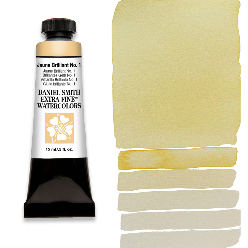 Jaune brillant n°1 - aquarelle extra-fine Tube 15ml Daniel Smith