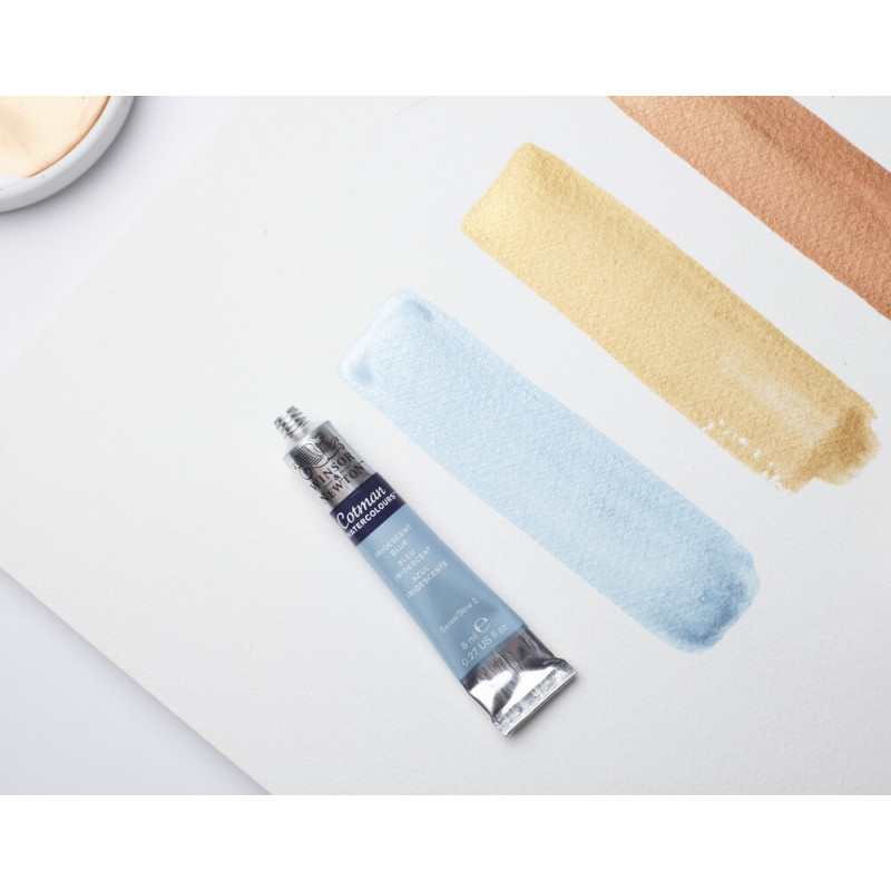 Bleu Iridescent - Aquarelle tube 8 ml Cotman
