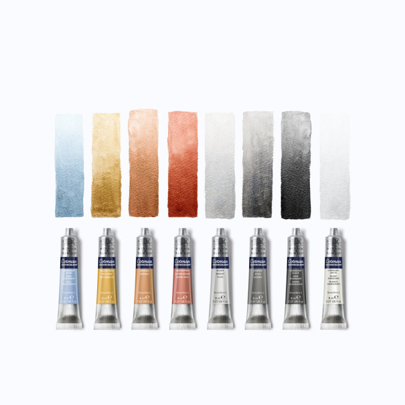 Argent - Aquarelle tube 8 ml Cotman