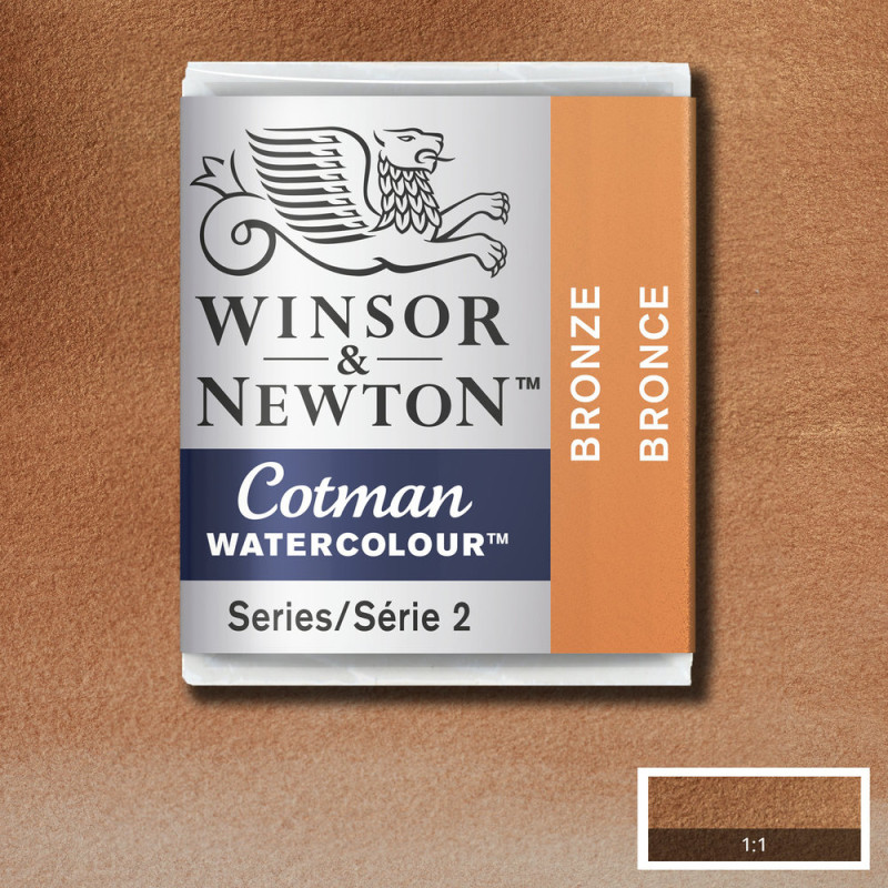 Bronze - Aquarelle ½ godet Cotman