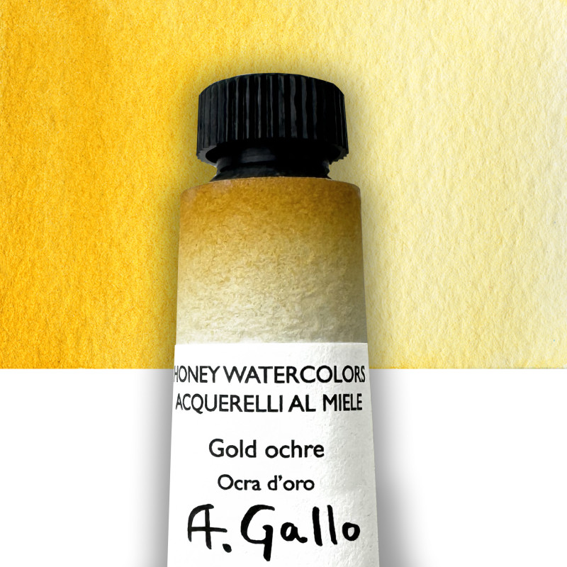 Ocre or - Aquarelle Tube 10 ml Gallo
