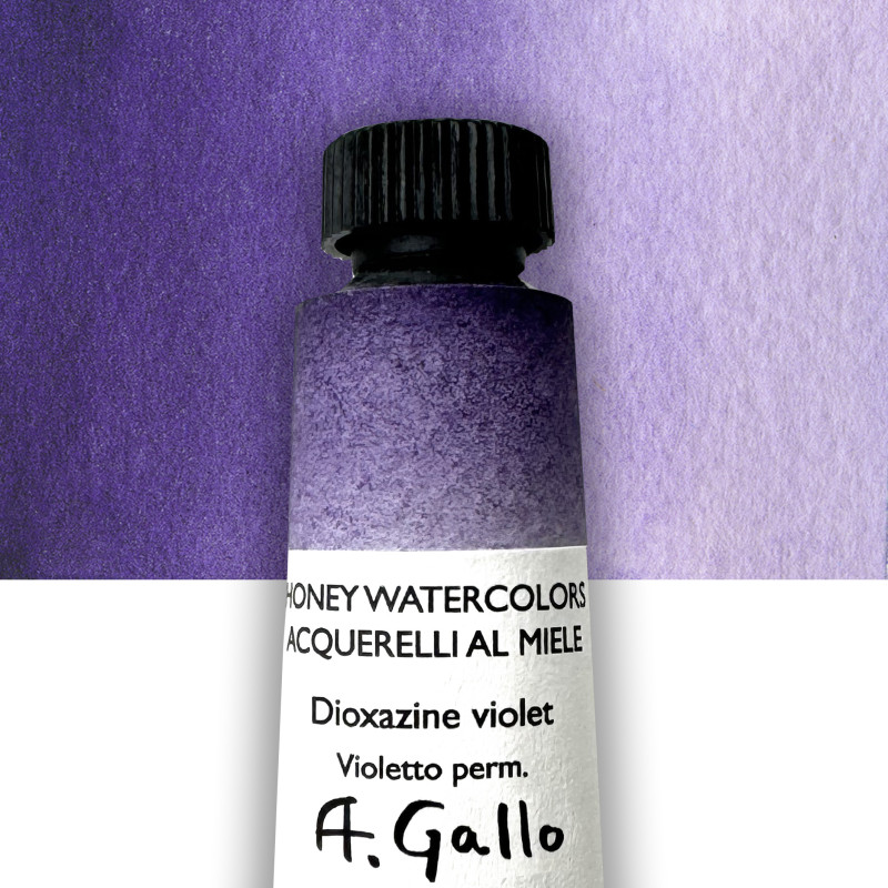 Pourpre dioxazine - Aquarelle Tube 10 ml Gallo