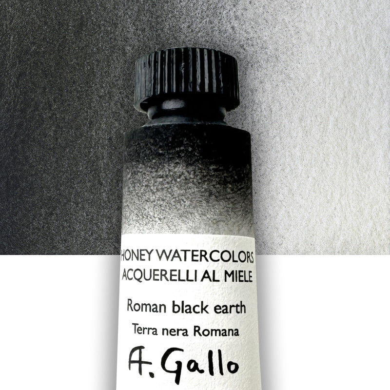Terre noire romaine - Aquarelle Tube 10 ml Gallo