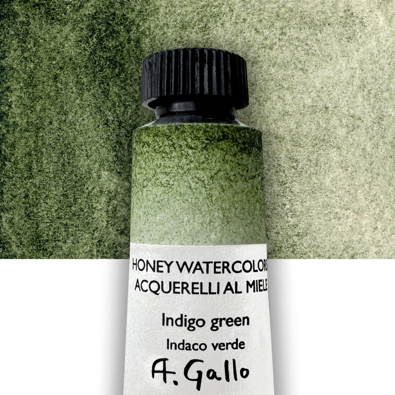 Vert indigo - Aquarelle Tube 10 ml Gallo