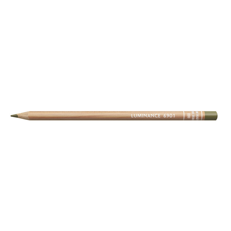 Olive brunatre - Crayon permanent Caran d'Ache Luminance