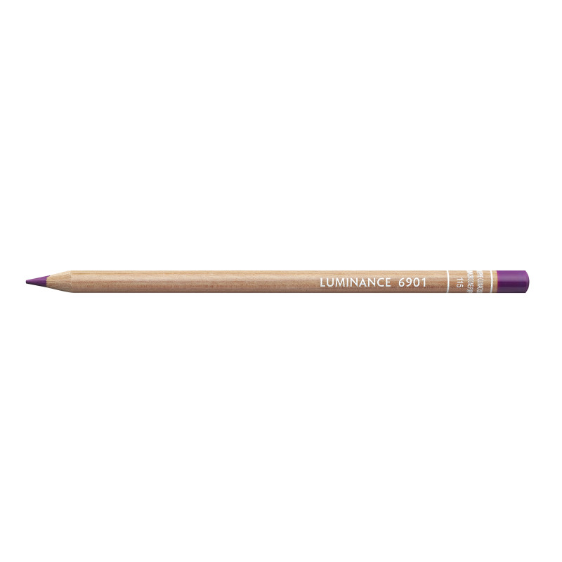 Pourpre Quinacridone - Crayon permanent Caran d'Ache Luminance