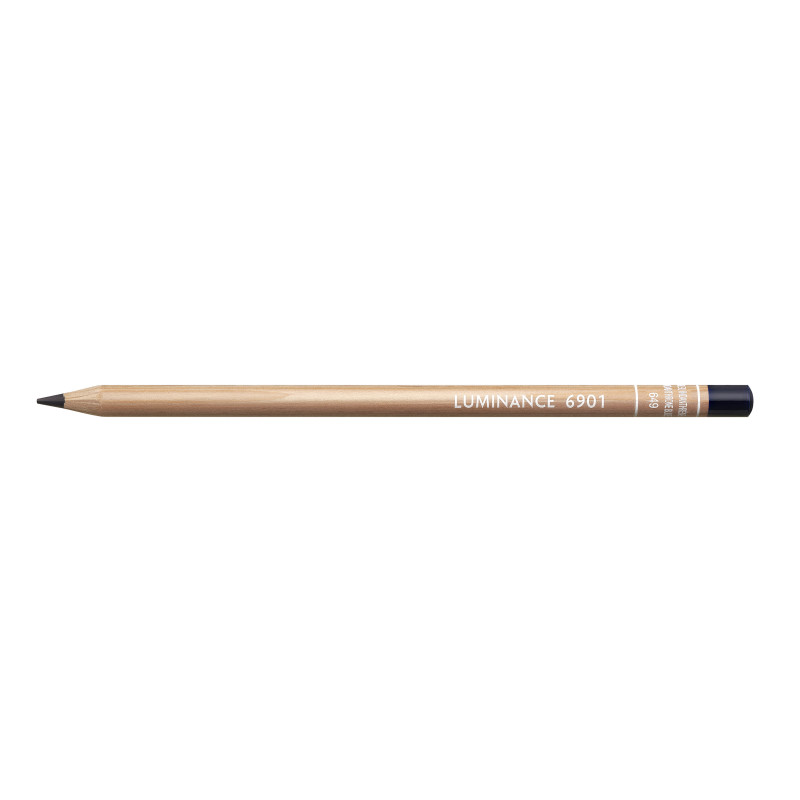Bleu Indanthrène - Crayon permanent Caran d'Ache Luminance