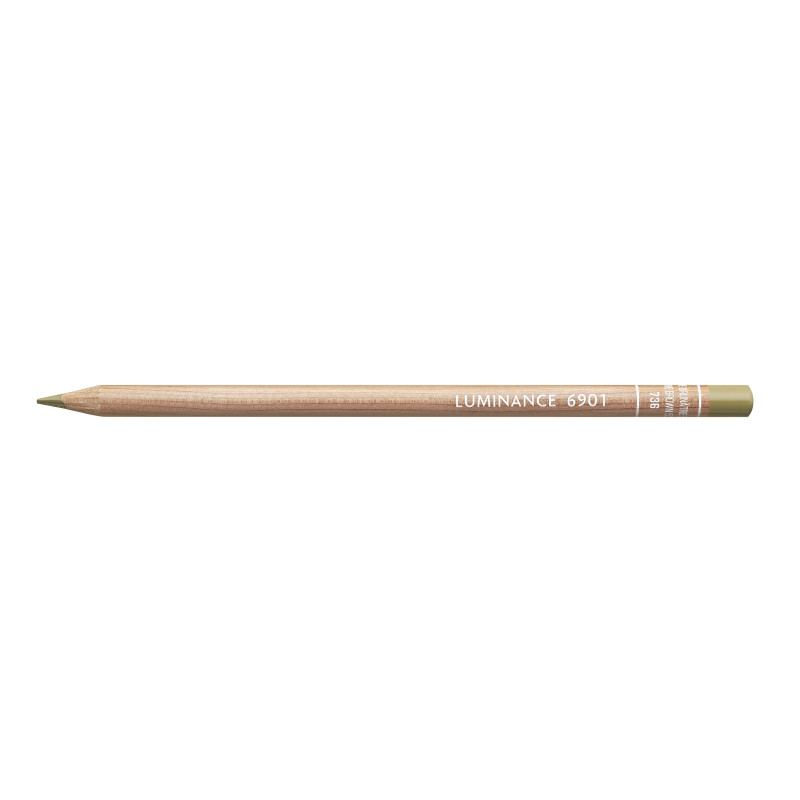 Olive brunâtre 50% - Crayon permanent Caran d'Ache Luminance