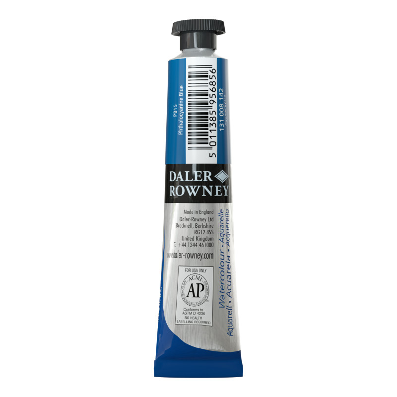 Bleu phthalo - Tube 8 ml Daler-Rowney Aquafine