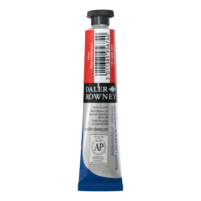 Rouge de cadmium (imit) - Tube 8 ml Daler-Rowney Aquafine