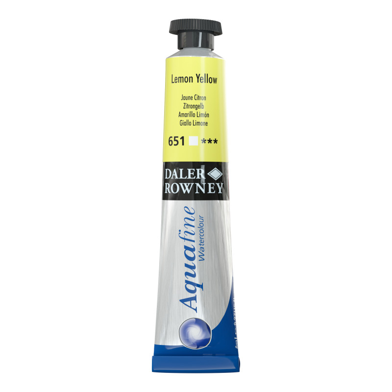 Jaune citron - Tube 8 ml Daler-Rowney Aquafine