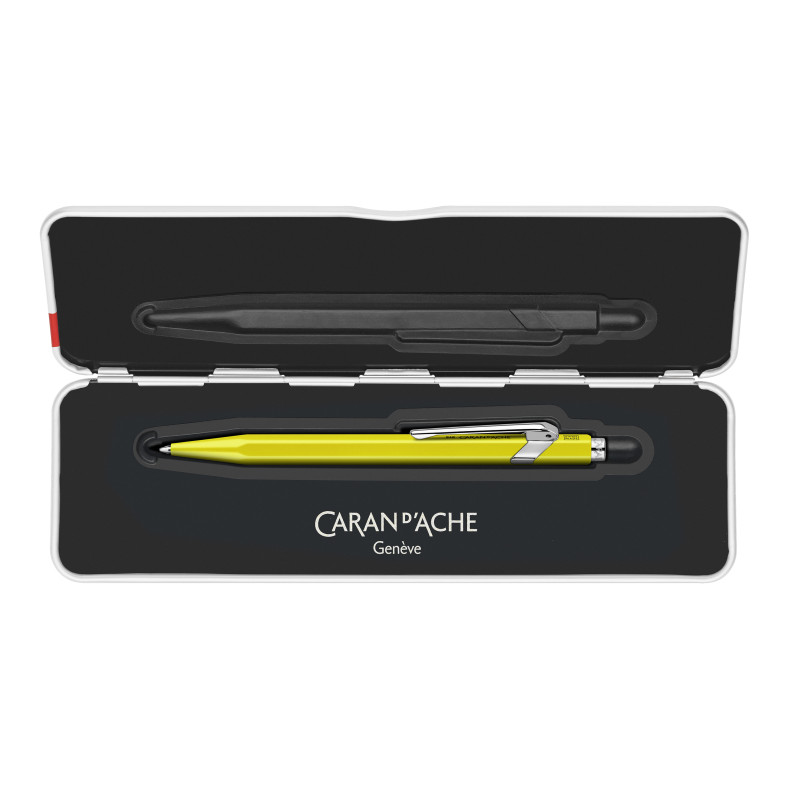 Stylo bille série 849 Ø 1mm Jaune fluo Caran d'ache