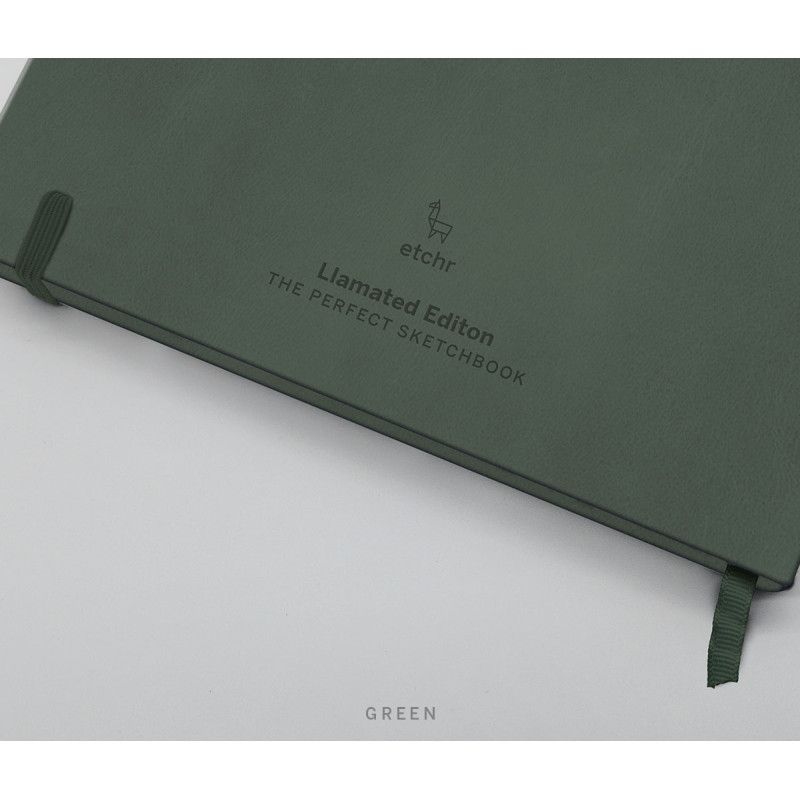 Perfect Sketchbook vert carré 300g 100% coton 44 pages grain fin Etchr Lab