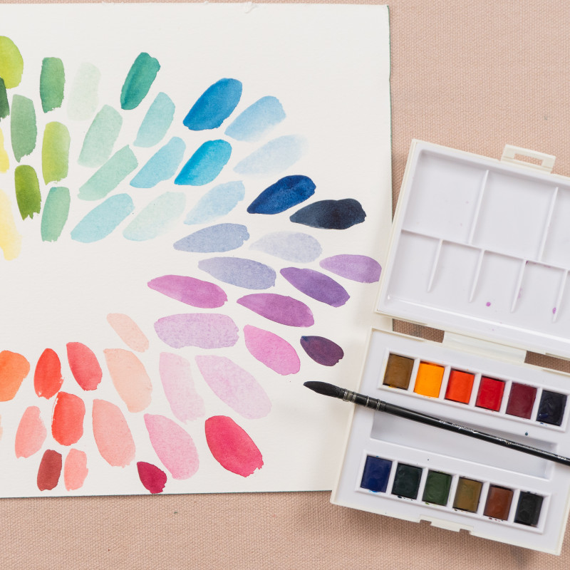 Kit "Débuter l'aquarelle" Matériel et conseils de Marie Boudon par Sennelier