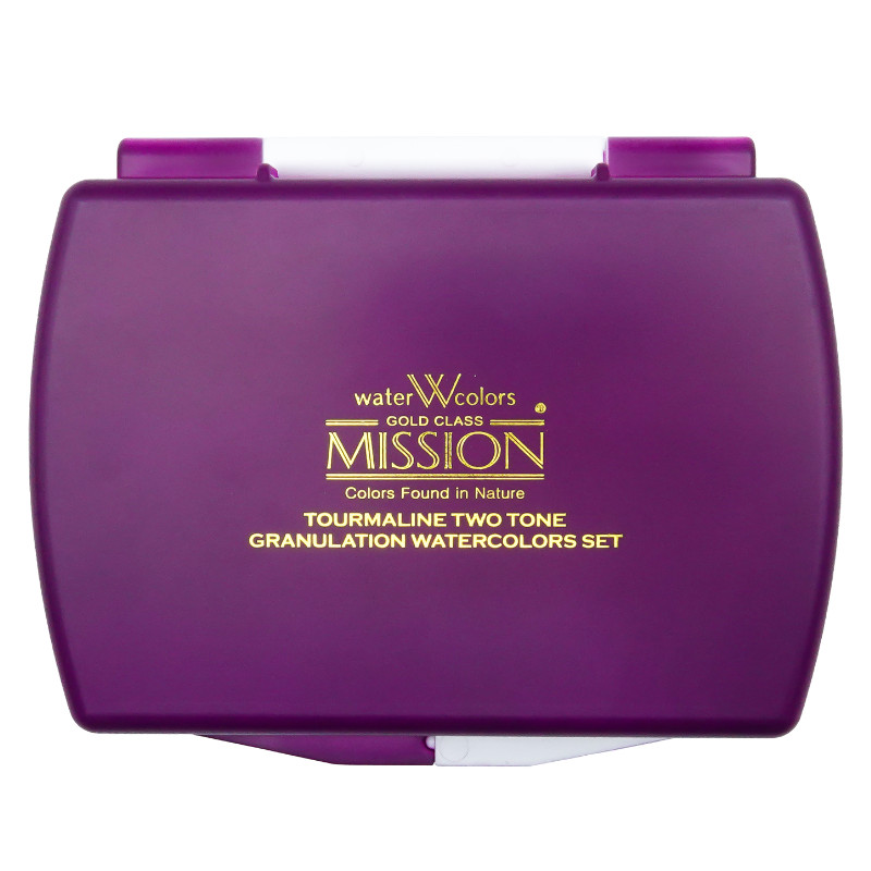 Coffret Printemps 5 Tubes 15ml aquarelle granuleuse mission gold class en plastique Mijello