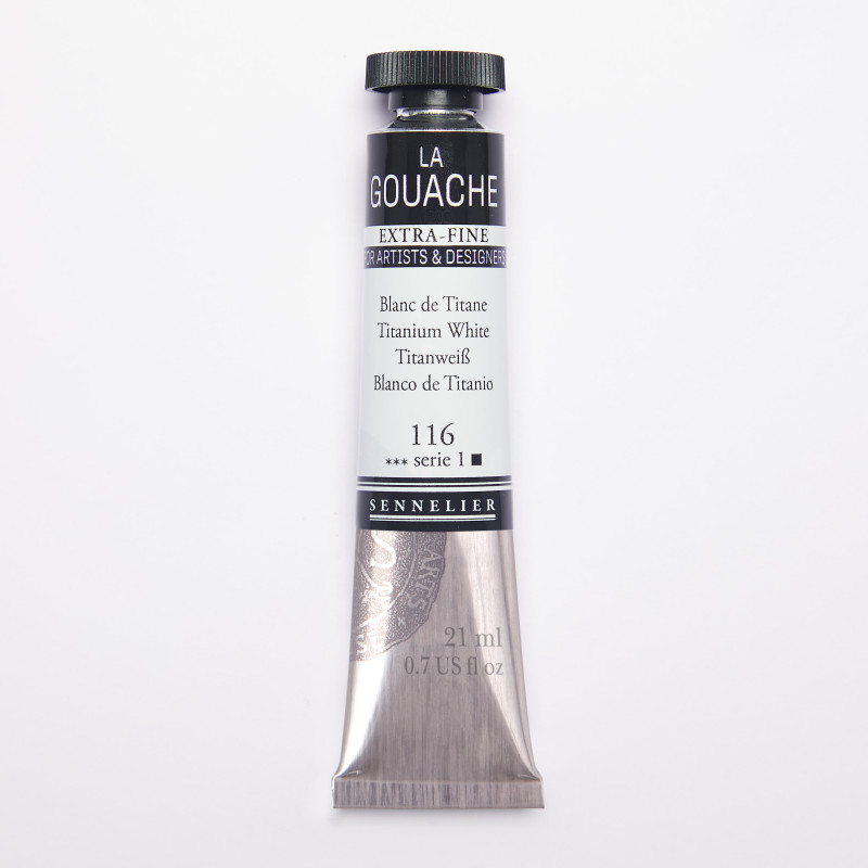 Blanc de titane - Aquarelle Tube 21ml Sennelier