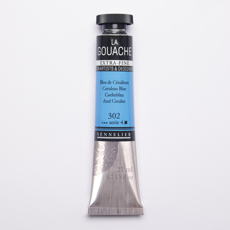 Bleu de Céruléum - Gouache Tube 21ml Sennelier