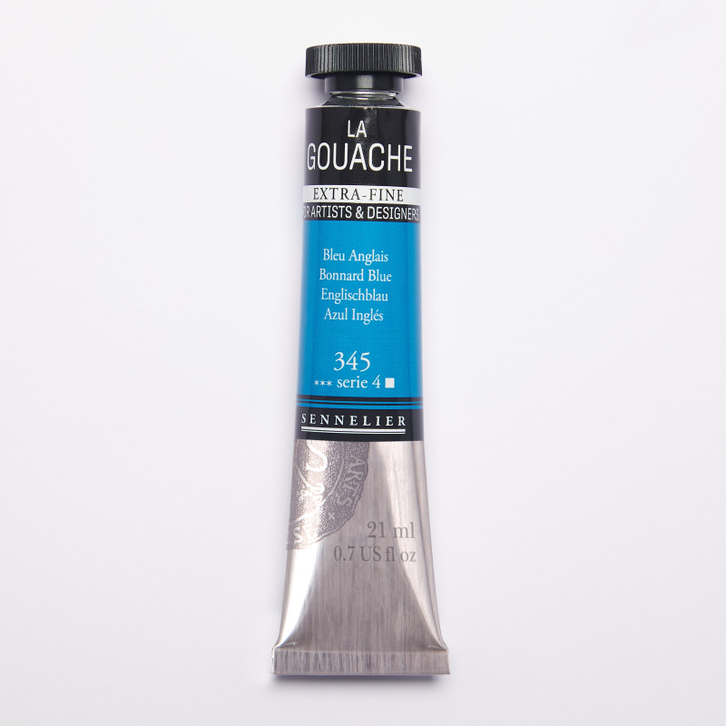 Bleu Anglais - Gouache Tube 21ml Sennelier