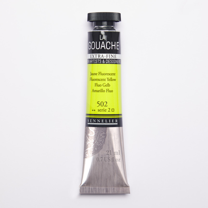 Jaune Fluorescent - Gouache Tube 21ml Sennelier