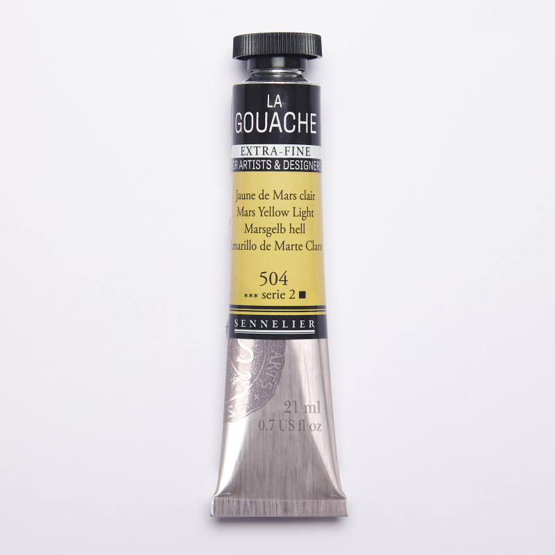 Jaune de Mars clair - Gouache Tube 21ml Sennelier
