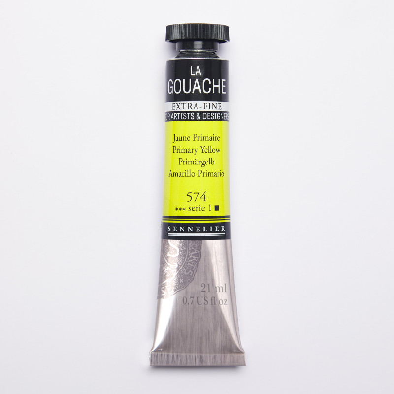 Jaune Primaire - Gouache Tube 21ml Sennelier