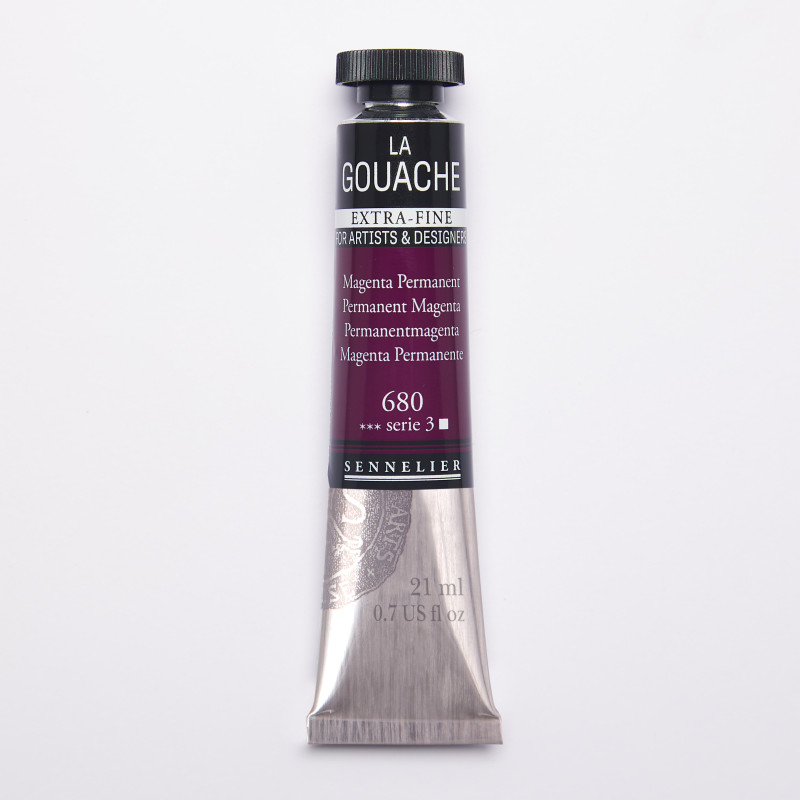 Magenta Permanent - Gouache Tube 21ml Sennelier