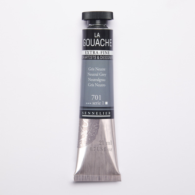 Gris Neutre - Gouache Tube 21ml Sennelier