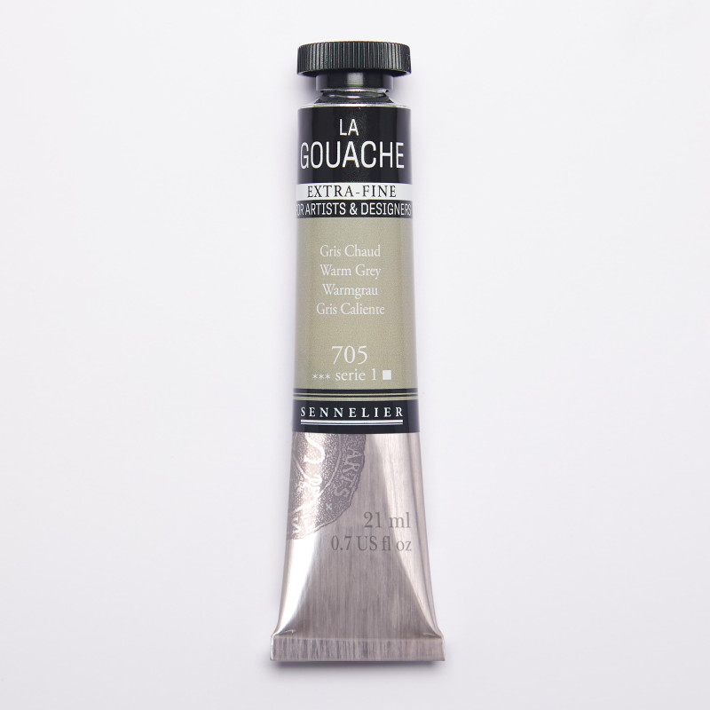 Gris Chaud - Gouache Tube 21ml Sennelier