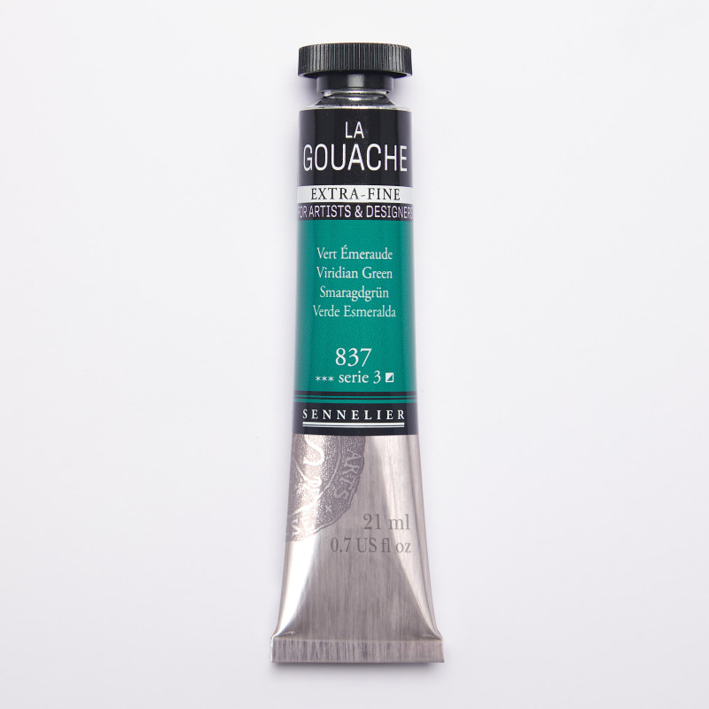 Vert Émeraude - Gouache Tube 21ml Sennelier
