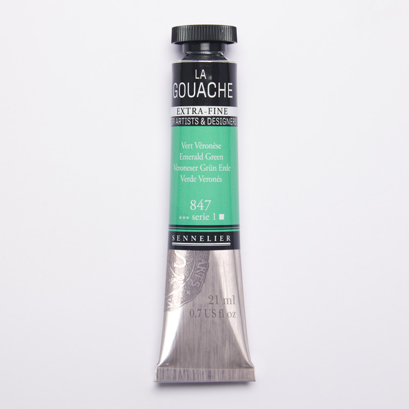 Vert Véronèse - Gouache Tube 21ml Sennelier