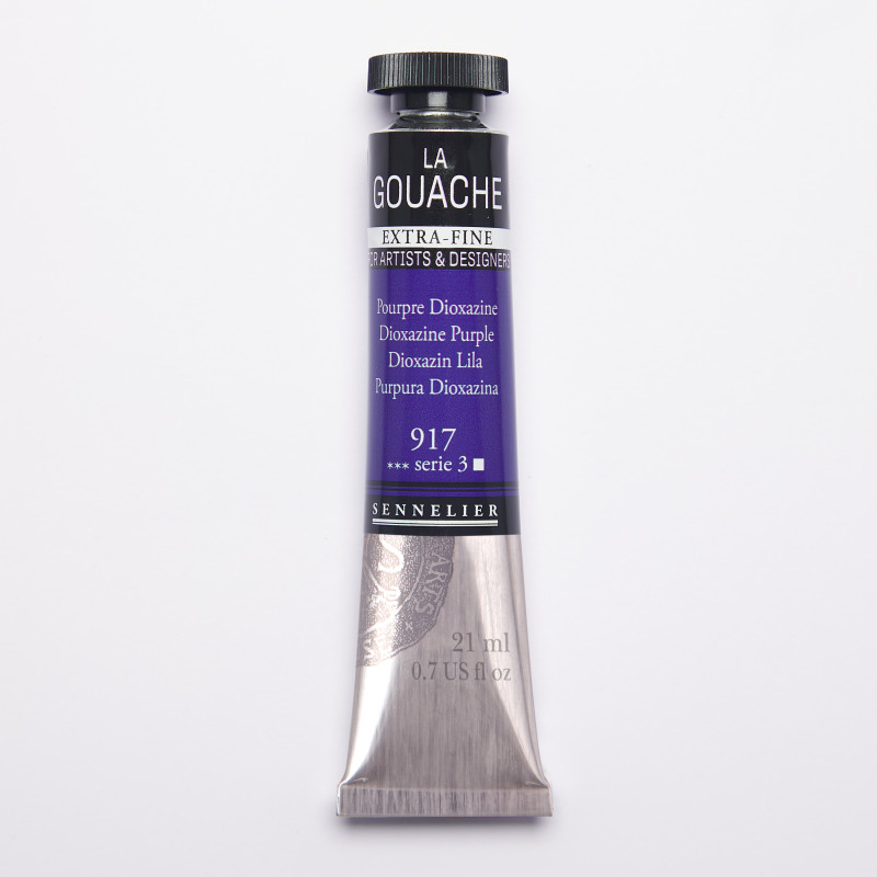 Pourpre Dioxazine - Gouache Tube 21ml Sennelier