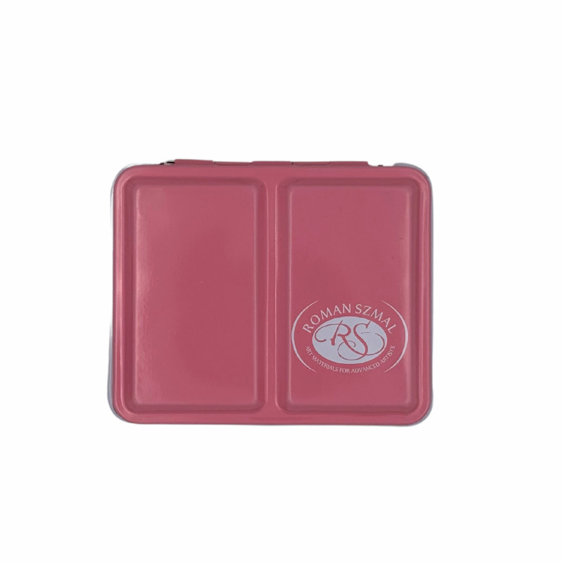 Coffret mini 8 ½ godets d'aquarelle extra-fine en métal rose Roman Szmal