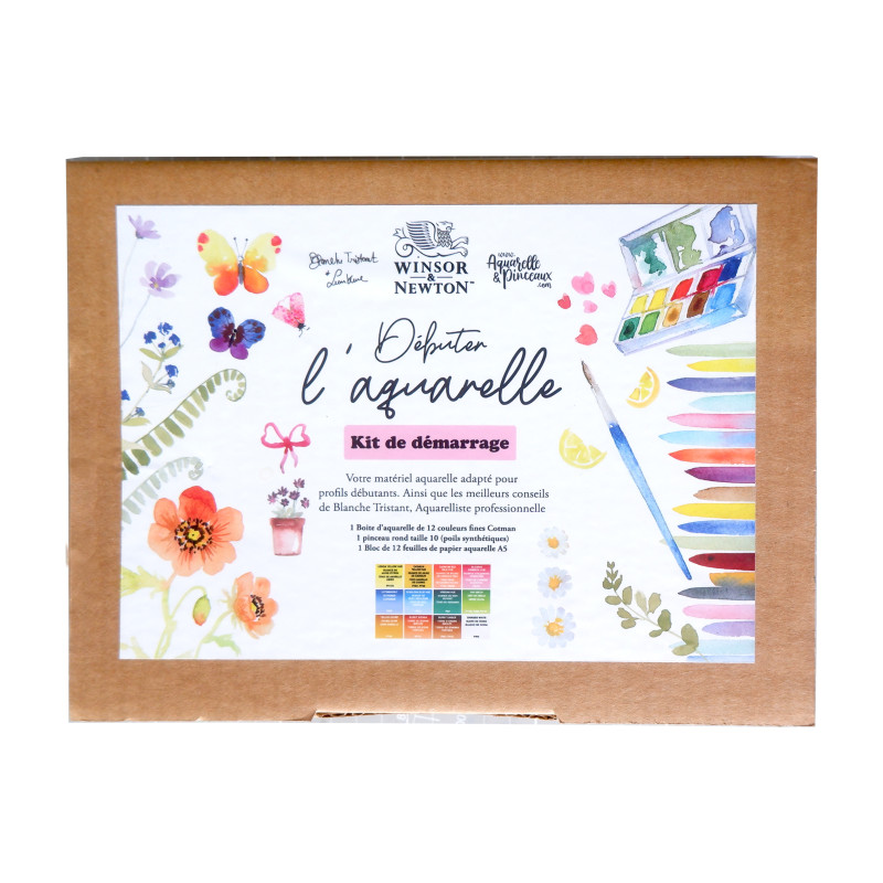 Débuter l'aquarelle kit, matériels et conseils de Blanche Tristant par Winsor & Newton 
