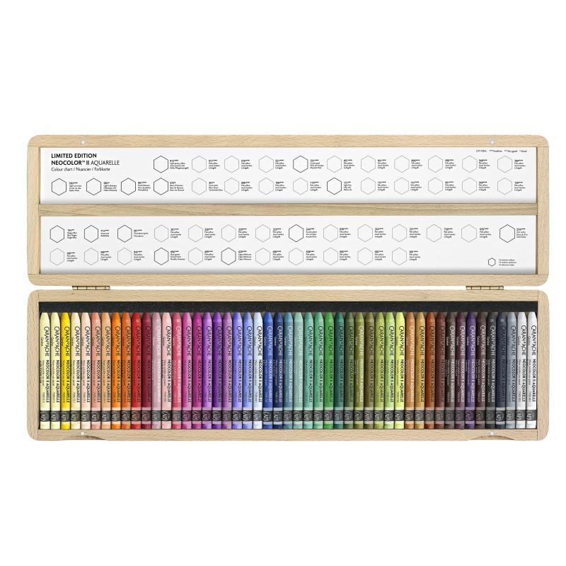 Pastel à la cire aquarellable 'Caran d'Ache - Neocolor II' Jaune Sahara