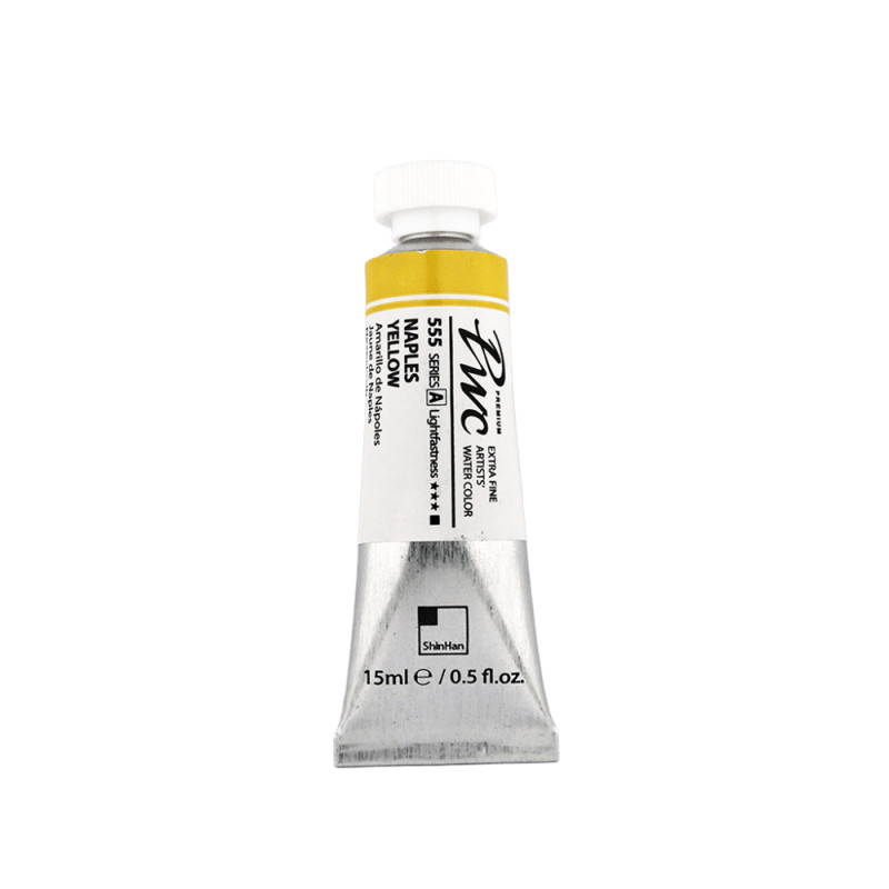 Jaune de Naples - aquarelle PWC Tube 15ml ShinHan
