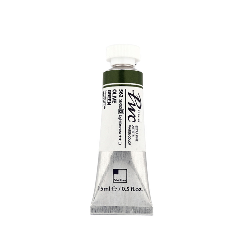 Vert olive - aquarelle PWC Tube 15ml ShinHan