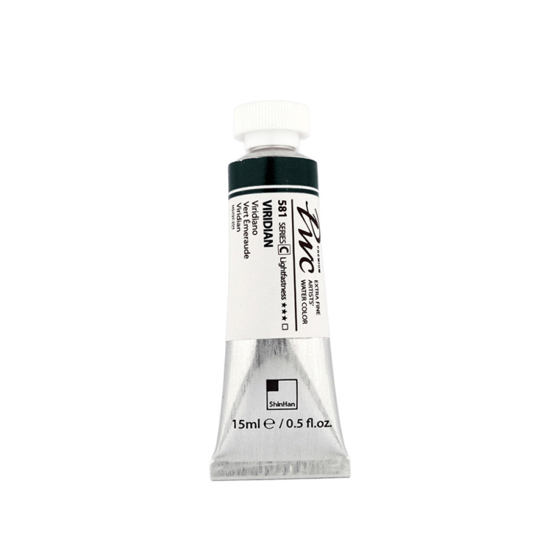 Viridian - aquarelle PWC Tube 15ml ShinHan