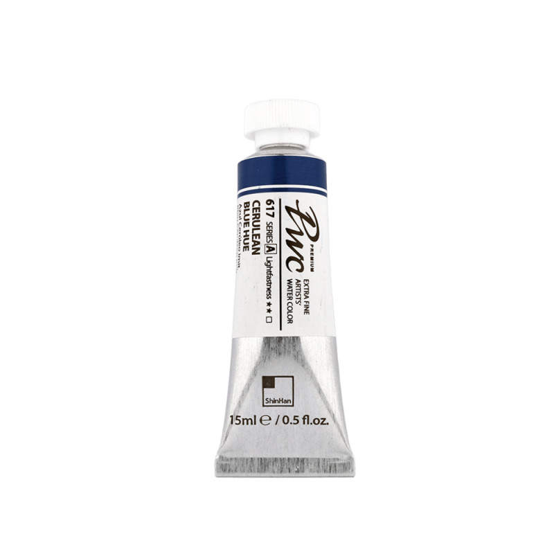 Imitation bleu céruléen - aquarelle PWC Tube 15ml ShinHan