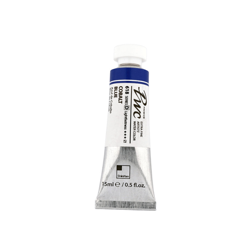 Bleu cobalt - aquarelle PWC Tube 15ml ShinHan