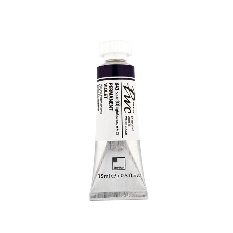 Violet permanent - aquarelle PWC Tube 15ml ShinHan