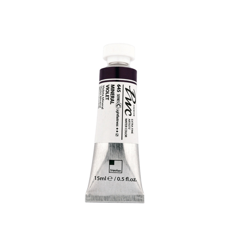Violet minéral - aquarelle PWC Tube 15ml ShinHan